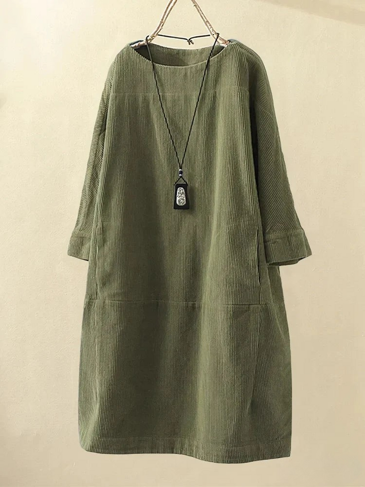 Non Duality | Vintage Corduroy Relaxed Dress