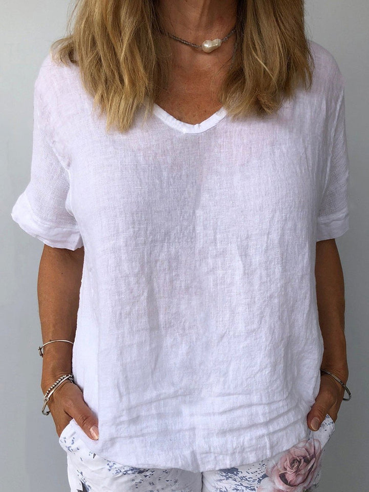 Women's Pure Color Casual Shirt