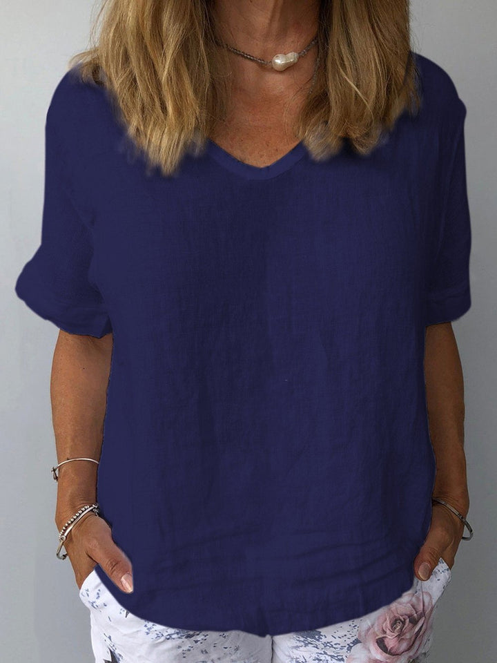 Women's Pure Color Casual Shirt