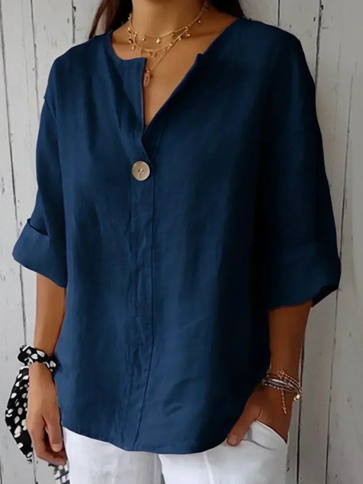 Jessa - Casual V-Neck blouse