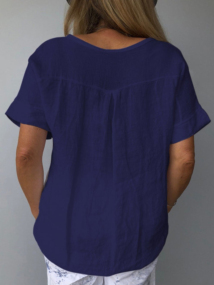 Women's Pure Color Casual Shirt