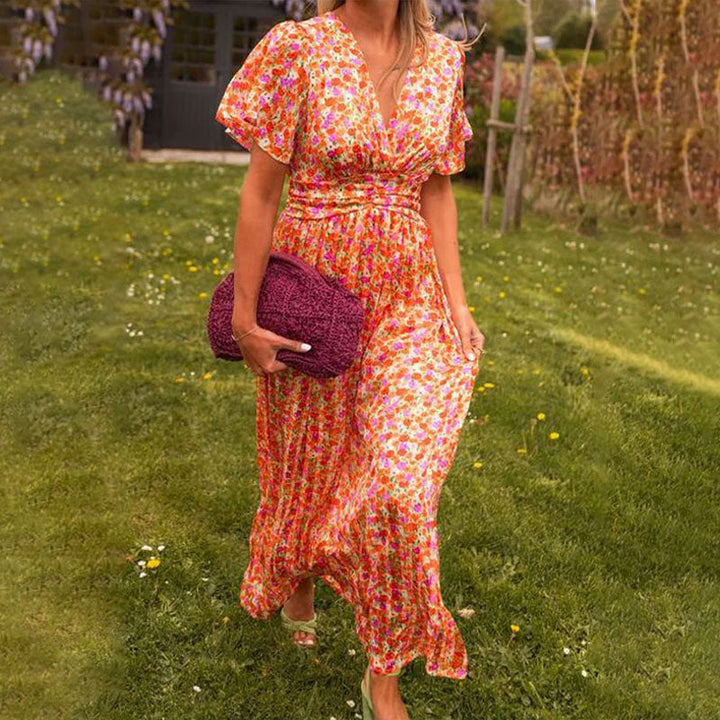 Elsie - Classic V-Neck Dress